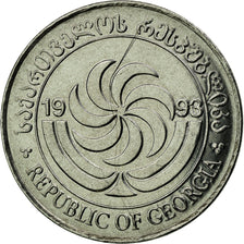 Coin, Georgia, 10 Thetri, 1993, AU(55-58), Stainless Steel, KM:79