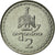 Moneda, Georgia, 2 Thetri, 1993, EBC, Acero inoxidable, KM:77