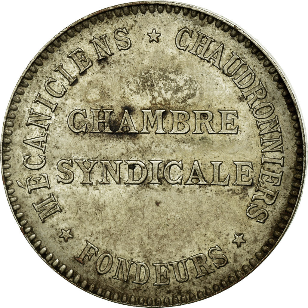 France, Token, Railway, 1840, AU(55-58), Bronze