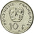Moneda, Polinesia francesa, 10 Francs, 2004, Paris, MBC, Níquel, KM:8