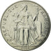 Coin, French Polynesia, 5 Francs, 2004, Paris, AU(55-58), Aluminum, KM:12