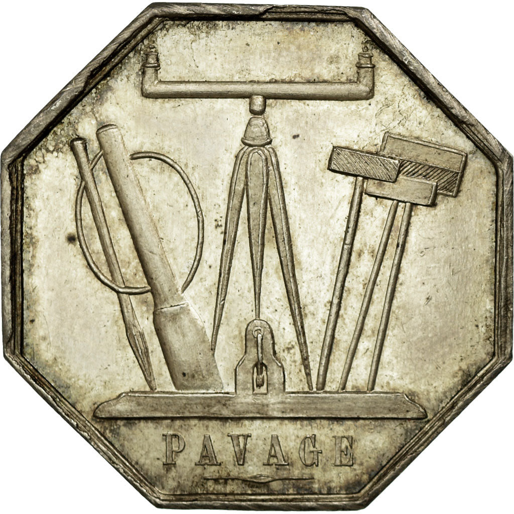 France, Jeton, Trades, 1810, SUP, Argent