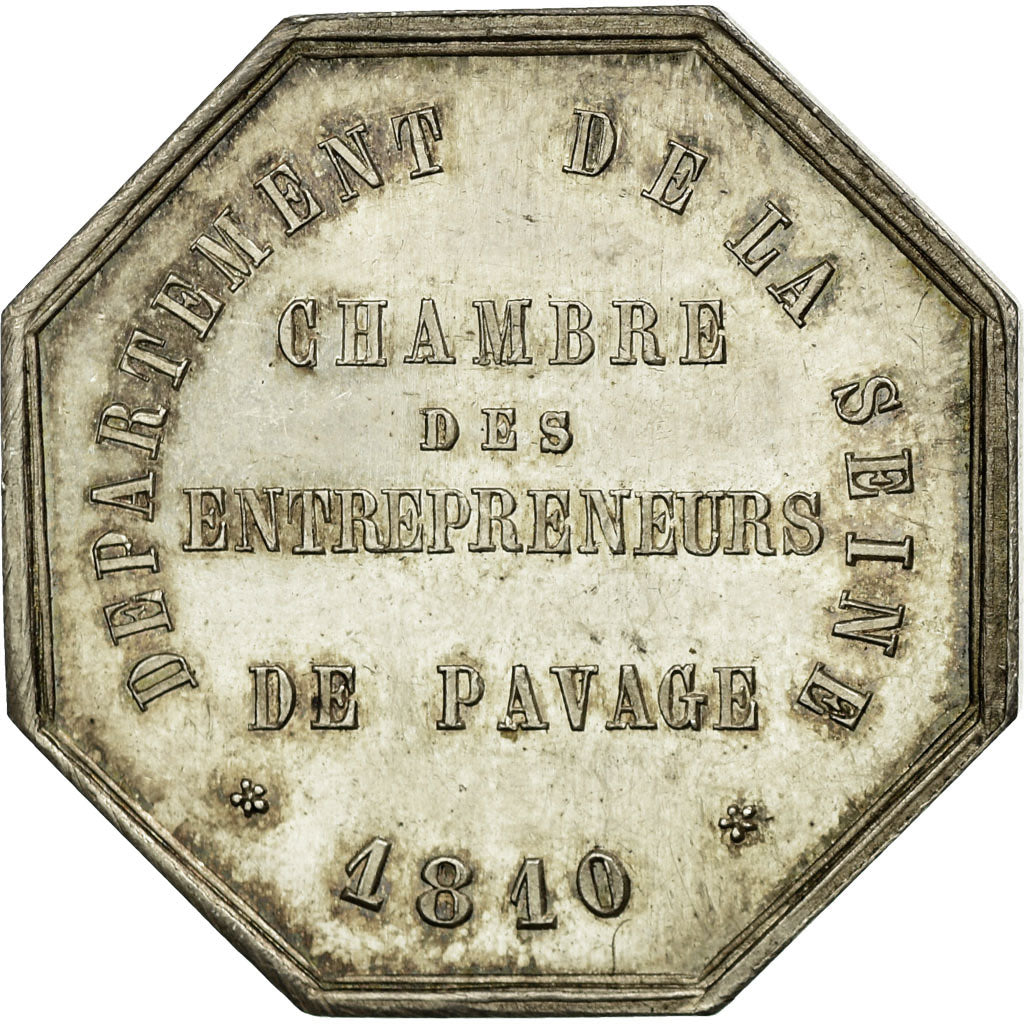 France, Jeton, Trades, 1810, SUP, Argent