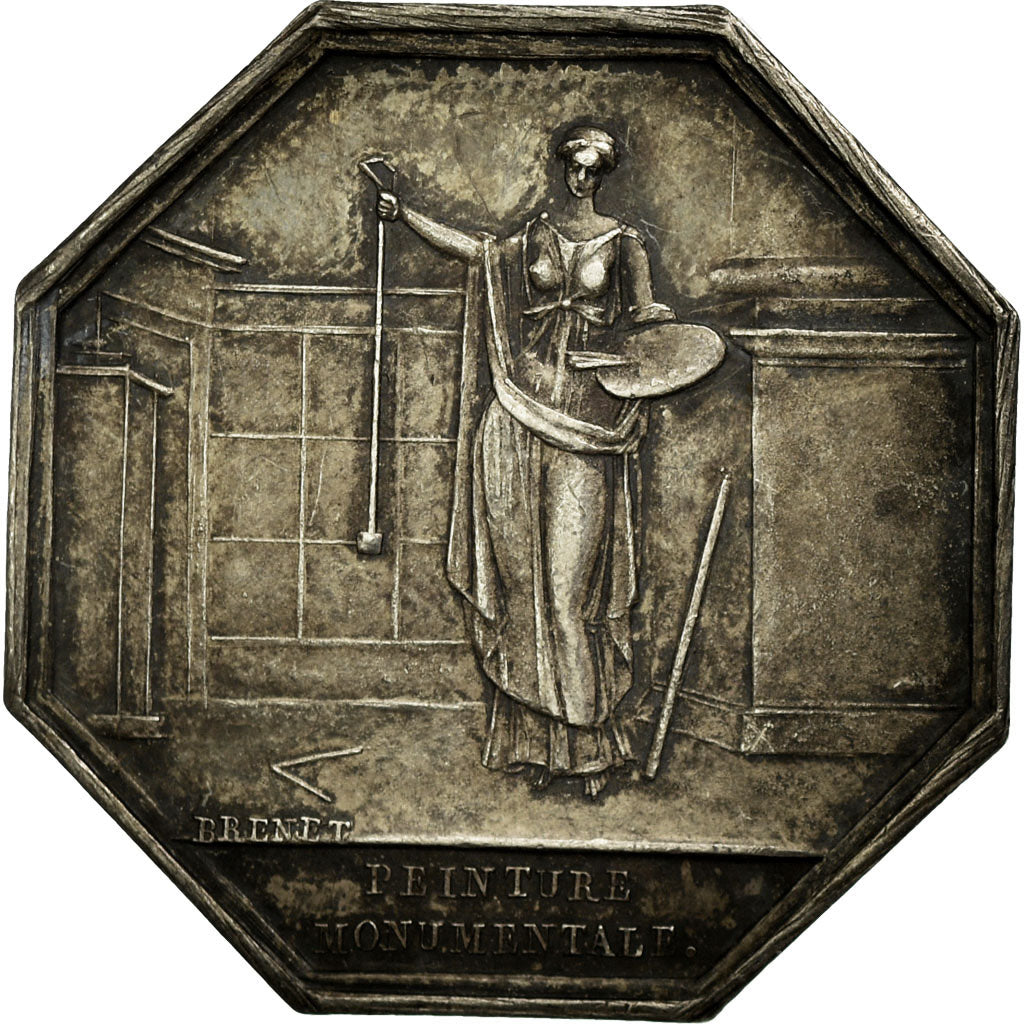 France, Token, Trades, 1837, Brenet, MS(60-62), Silver