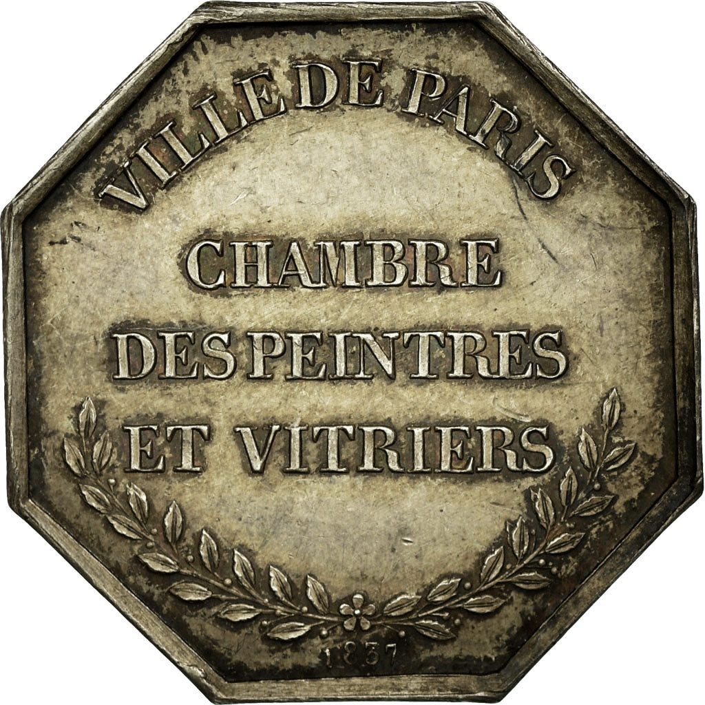 France, Token, Trades, 1837, Brenet, MS(60-62), Silver