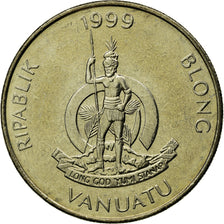 Coin, Vanuatu, 20 Vatu, 1999, British Royal Mint, AU(50-53), Copper-nickel, KM:7