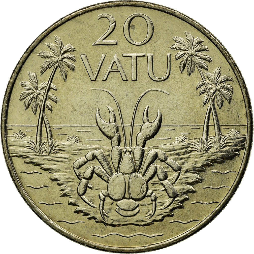 Coin, Vanuatu, 20 Vatu, 1999, British Royal Mint, AU(50-53), Copper-nickel, KM:7