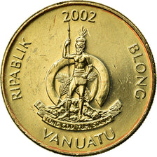 Coin, Vanuatu, 100 Vatu, 2002, Paris, EF(40-45), Nickel-brass, KM:9