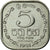 Moneda, Sri Lanka, 5 Cents, 1991, MBC, Aluminio, KM:139a
