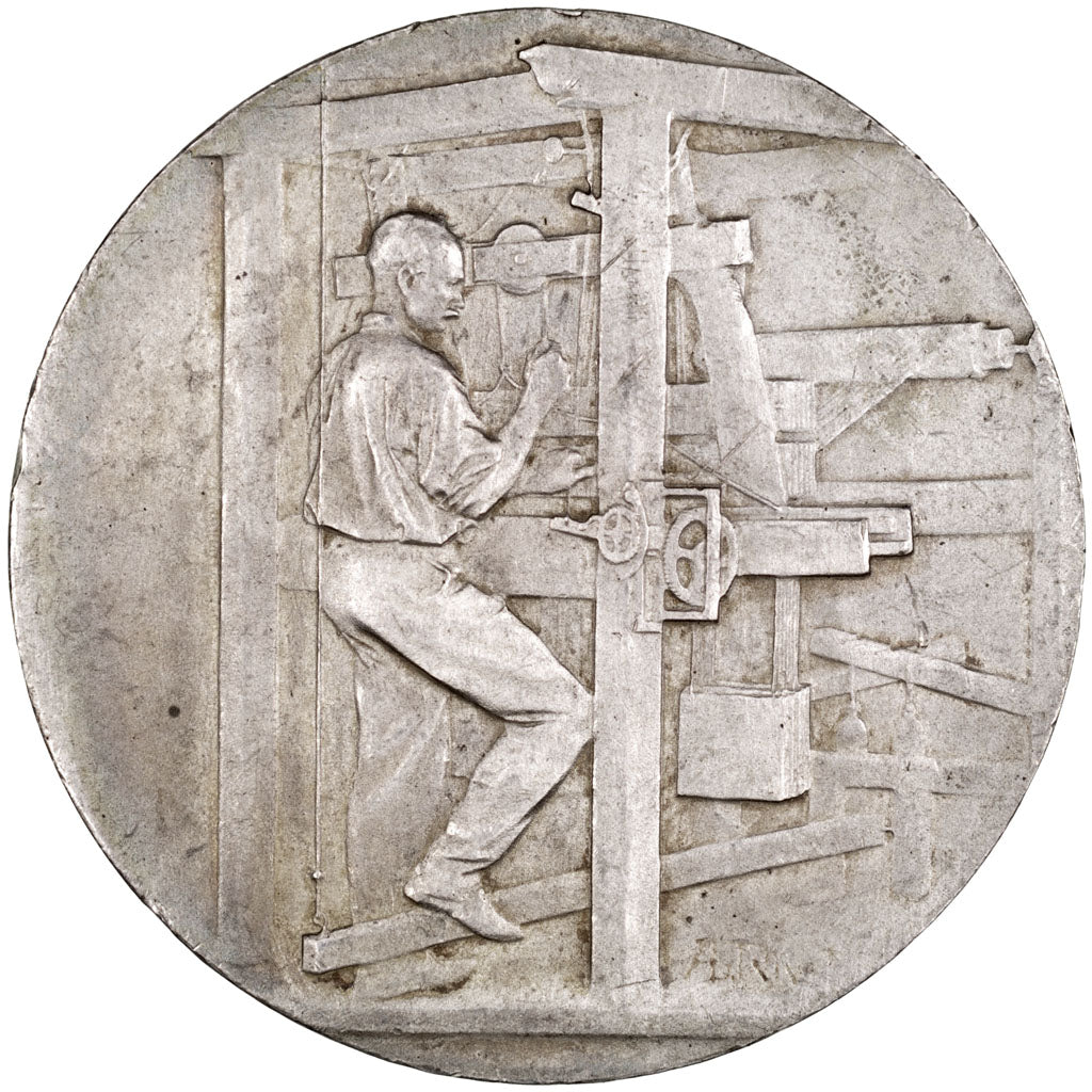 France, Industry, Token, 1911, AU(55-58), Silver, 20.40