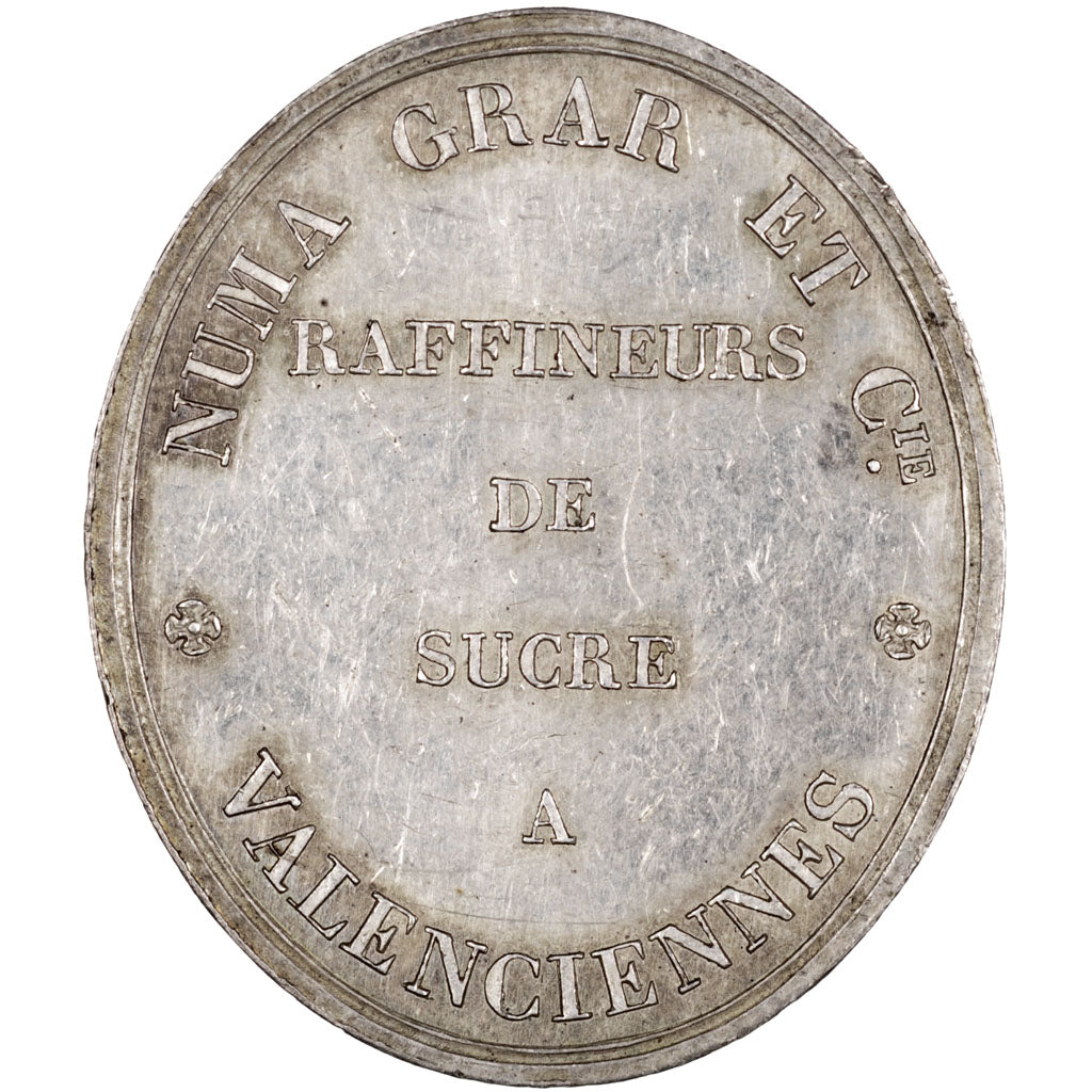 France, Industry, Token, MS(60-62), Silver, 9.40
