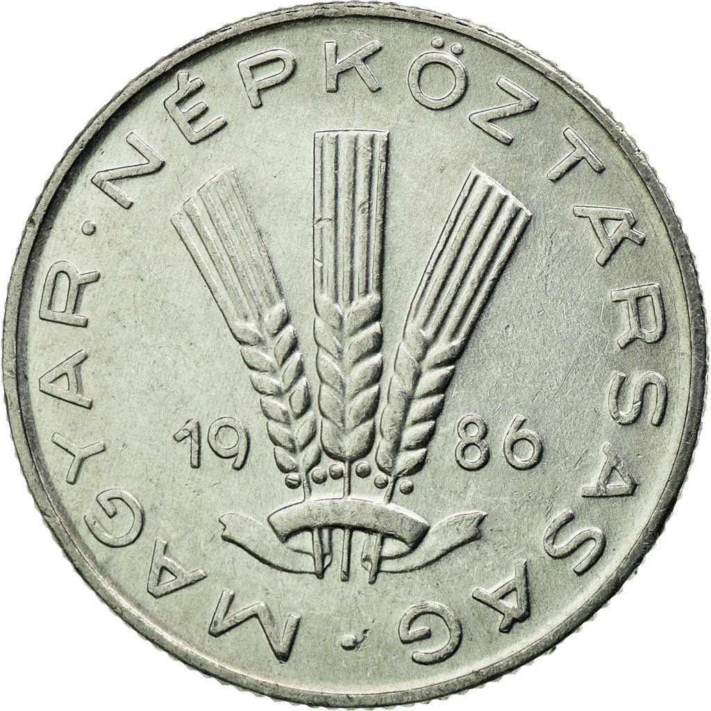 Moneta, Węgry, 20 Fillér, 1986, Budapest, EF(40-45), Aluminium, KM:573