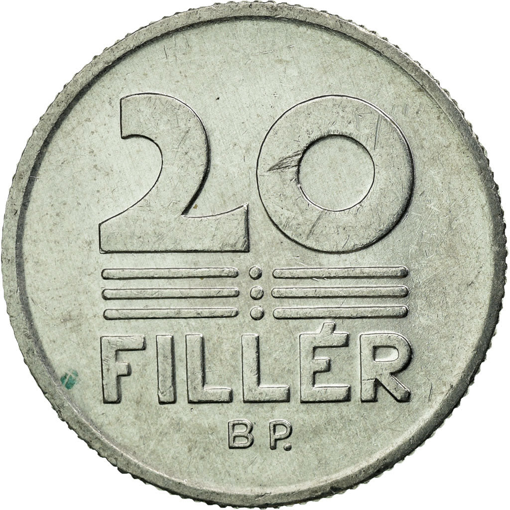 Moneta, Węgry, 20 Fillér, 1986, Budapest, EF(40-45), Aluminium, KM:573