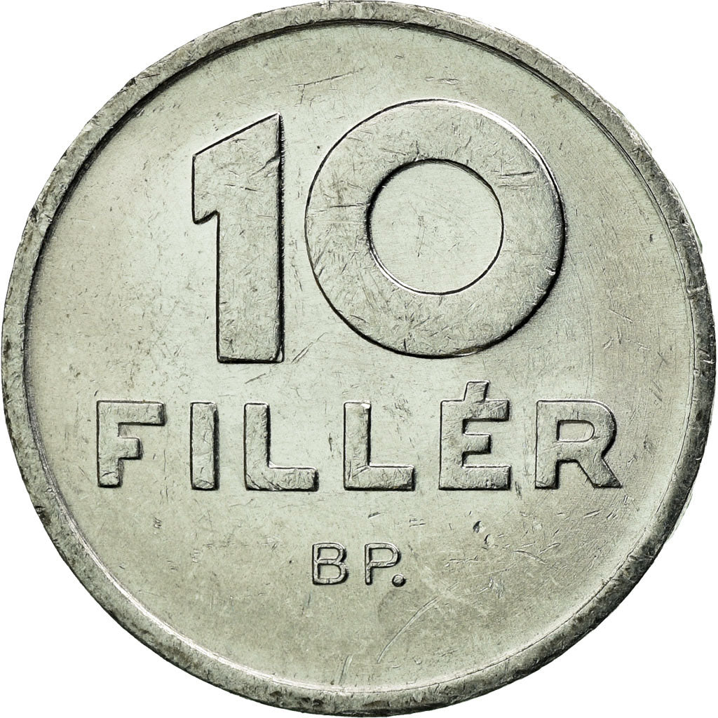 Monnaie, Hongrie, 10 Filler, 1990, Budapest, TTB, Aluminium, KM:675
