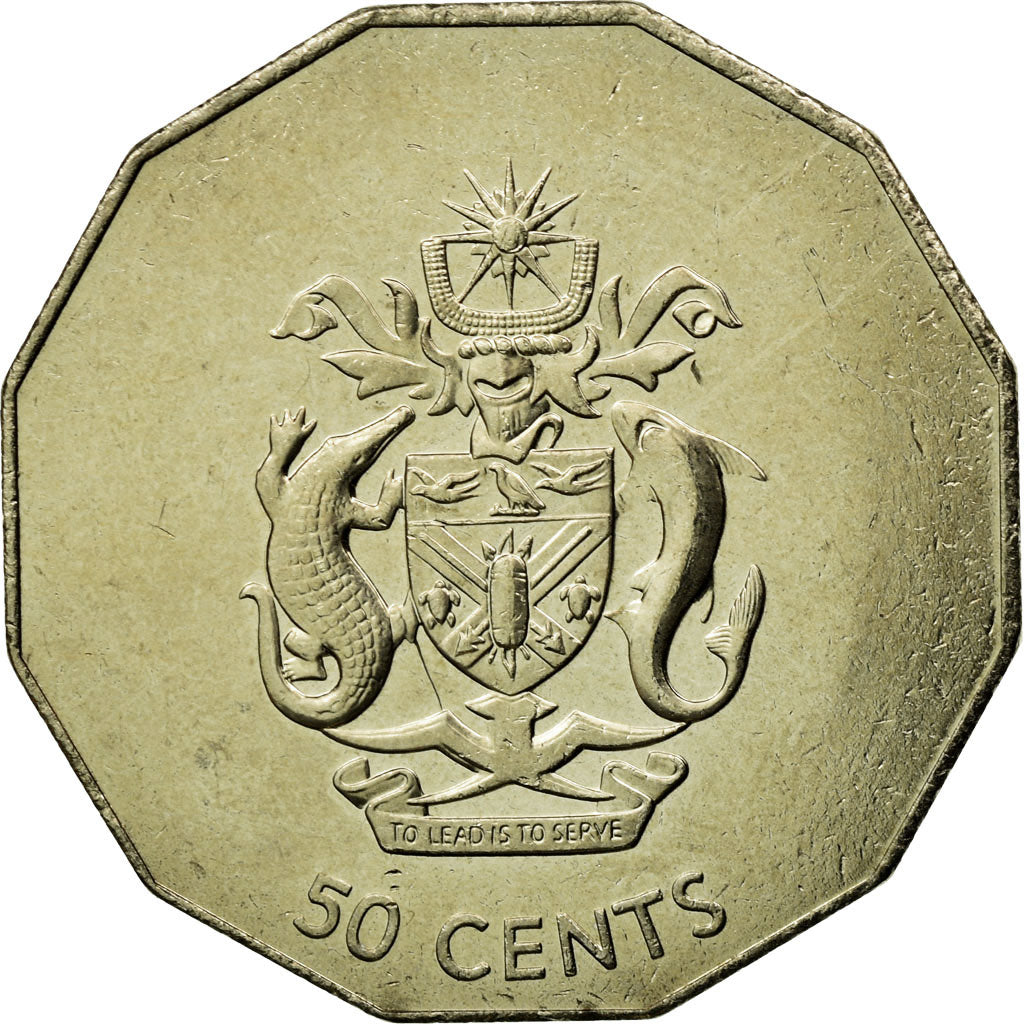 Monnaie, Îles Salomon, Elizabeth II, 50 Cents, 2005, TTB, Copper-nickel, KM:29