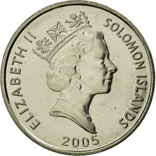 Monnaie, Îles Salomon, Elizabeth II, 5 Cents, 2005, SUP, Nickel plated steel