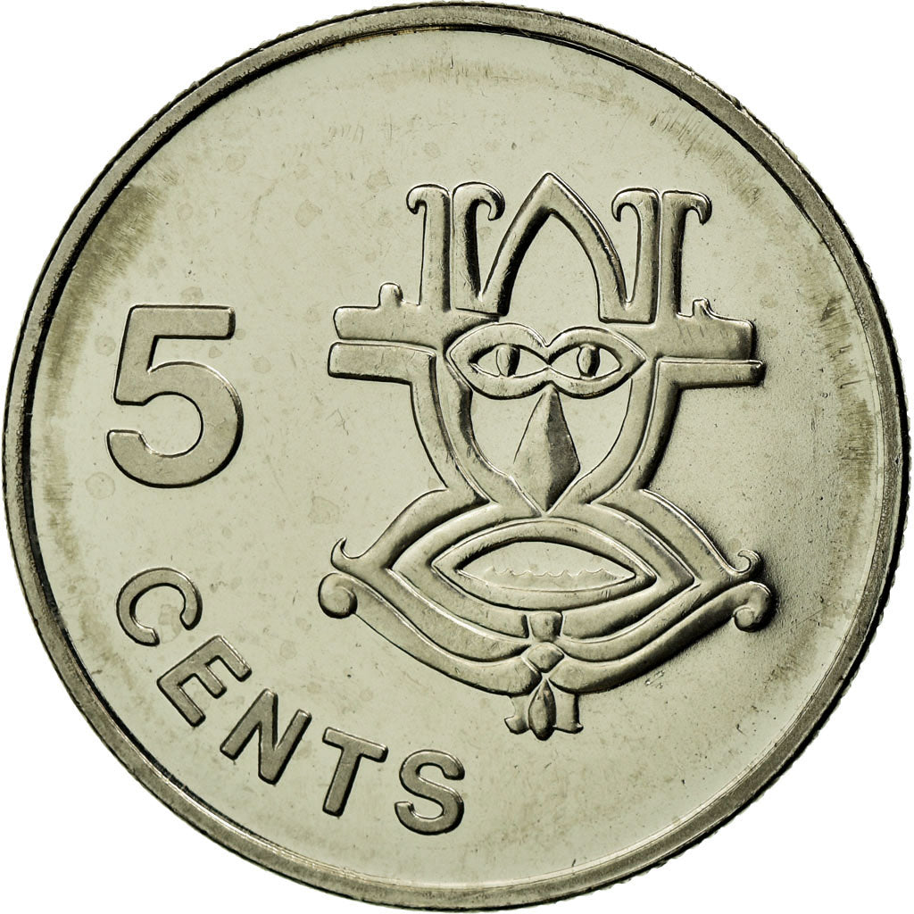 Monnaie, Îles Salomon, Elizabeth II, 5 Cents, 2005, SUP, Nickel plated steel