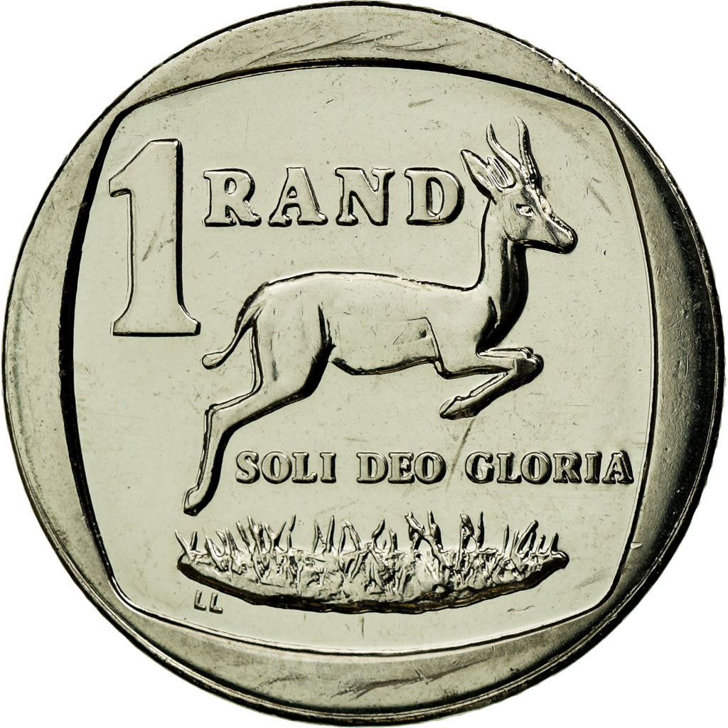 Coin, South Africa, Rand, 2008, Pretoria, MS(63), Nickel Plated Copper, KM:444