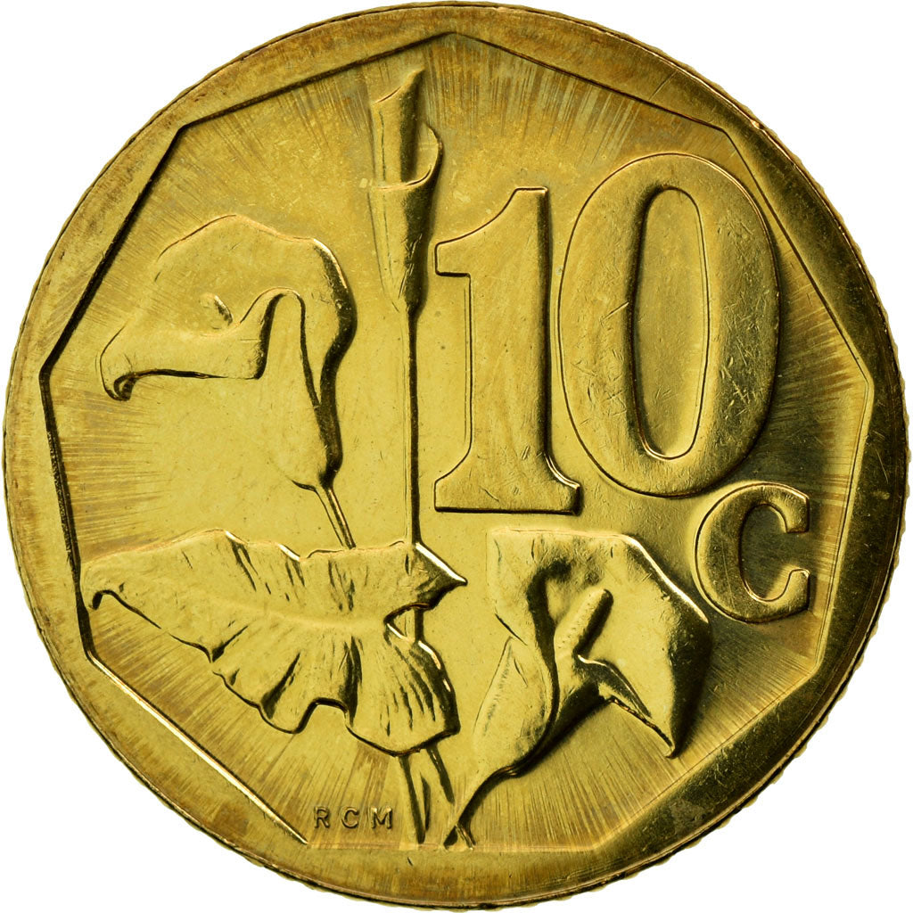 Monnaie, Afrique du Sud, 10 Cents, 2008, Pretoria, SUP, Bronze Plated Steel