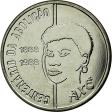 Münze, Brasilien, Abolition of Slavery Centennial - Female, 100 Cruzados, 1988
