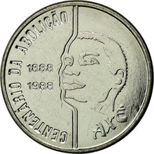 Münze, Brasilien, Abolition of Slavery Centennial - Male, 100 Cruzados, 1988