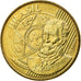Coin, Brazil, 25 Centavos, 2008, MS(63), Bronze Plated Steel, KM:650
