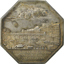 France, The French Revolution, Token, 1801, AU(55-58), Tiolier, Silver, 19.09