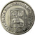 Coin, Venezuela, 12-1/2 Centimos, 2007, Maracay, AU(55-58), Nickel plated steel