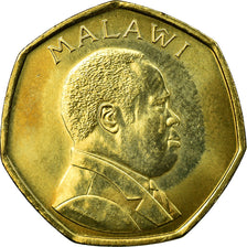 Munten, Malawi, 50 Tambala, 1996, ZF, Brass plated steel, KM:30