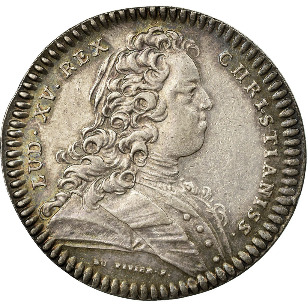 France, Token, Justice, Duvivier, AU(50-53), Silver, Feuardent:3221