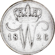 Coin, Netherlands, William I, 10 Cents, 1826, Utrecht, VF(30-35), Silver, KM:53