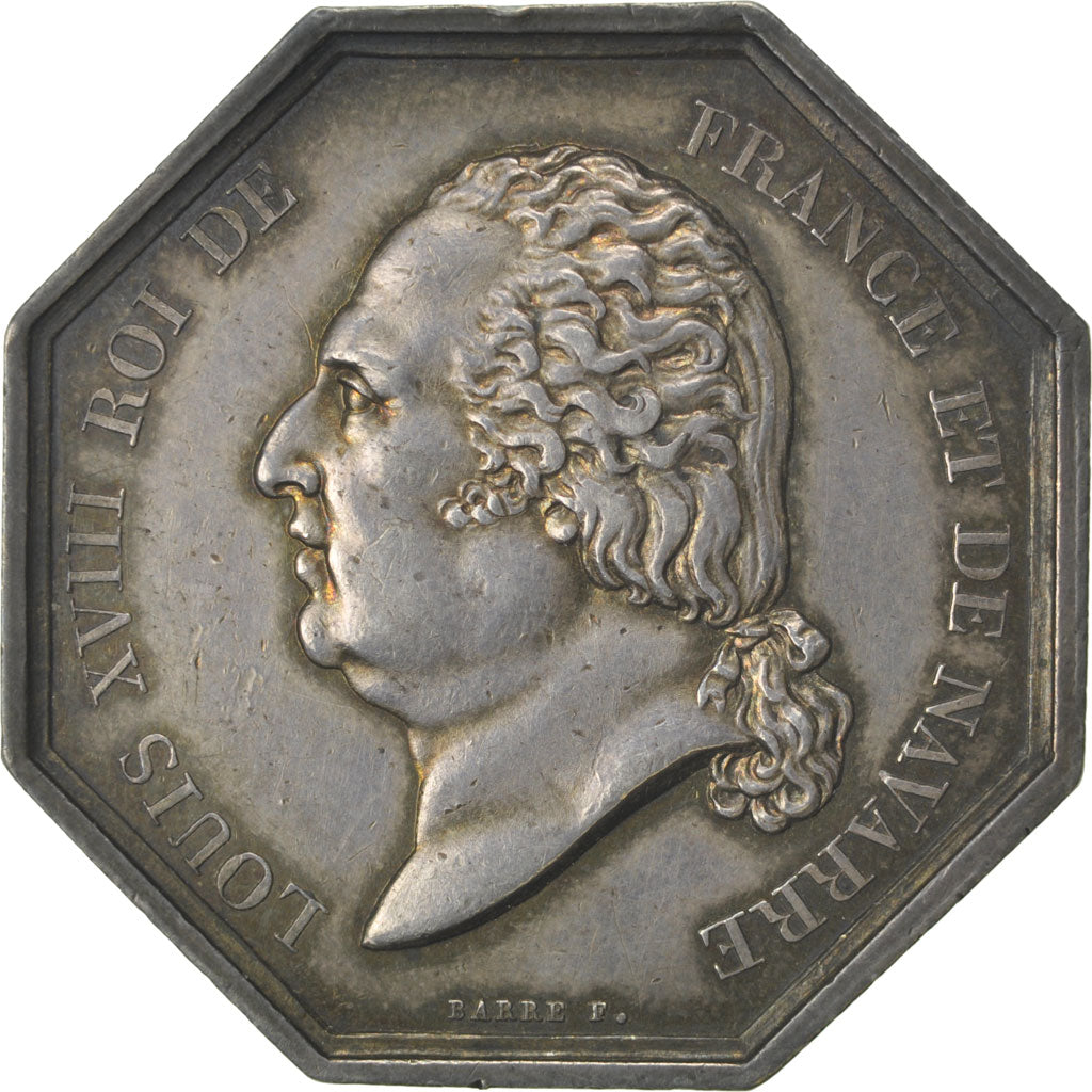 France, Justice, Token, AU(50-53), Barre, Silver, 16.23