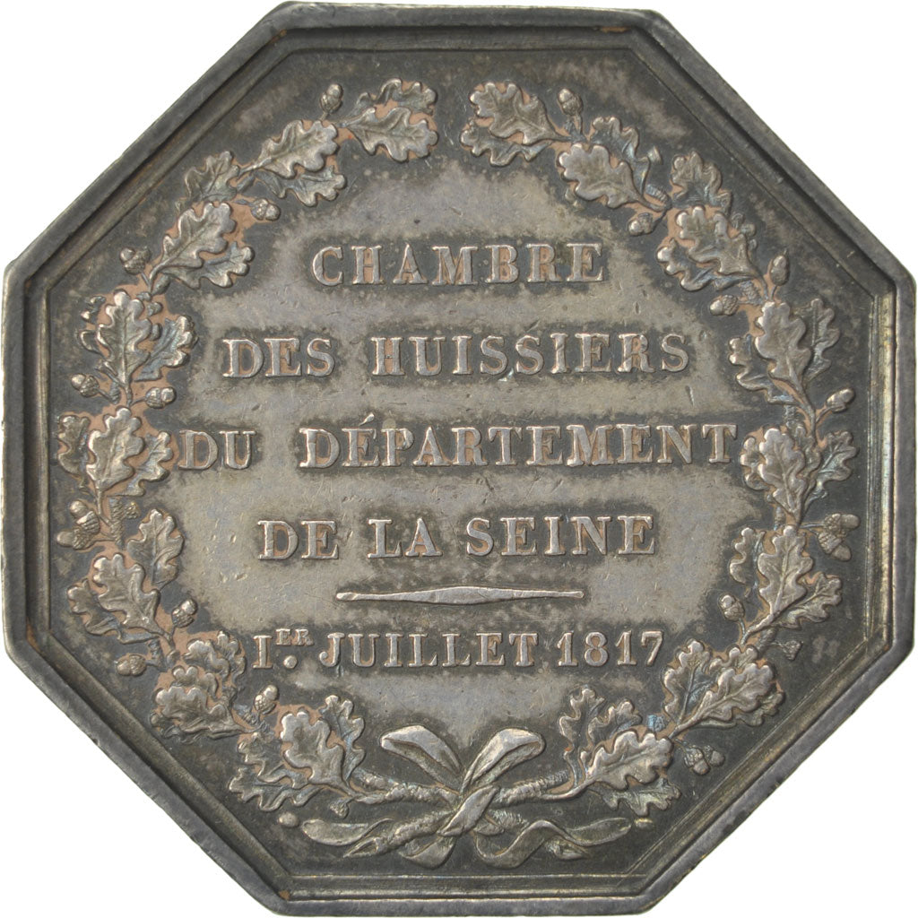 France, Justice, Token, AU(50-53), Barre, Silver, 16.23
