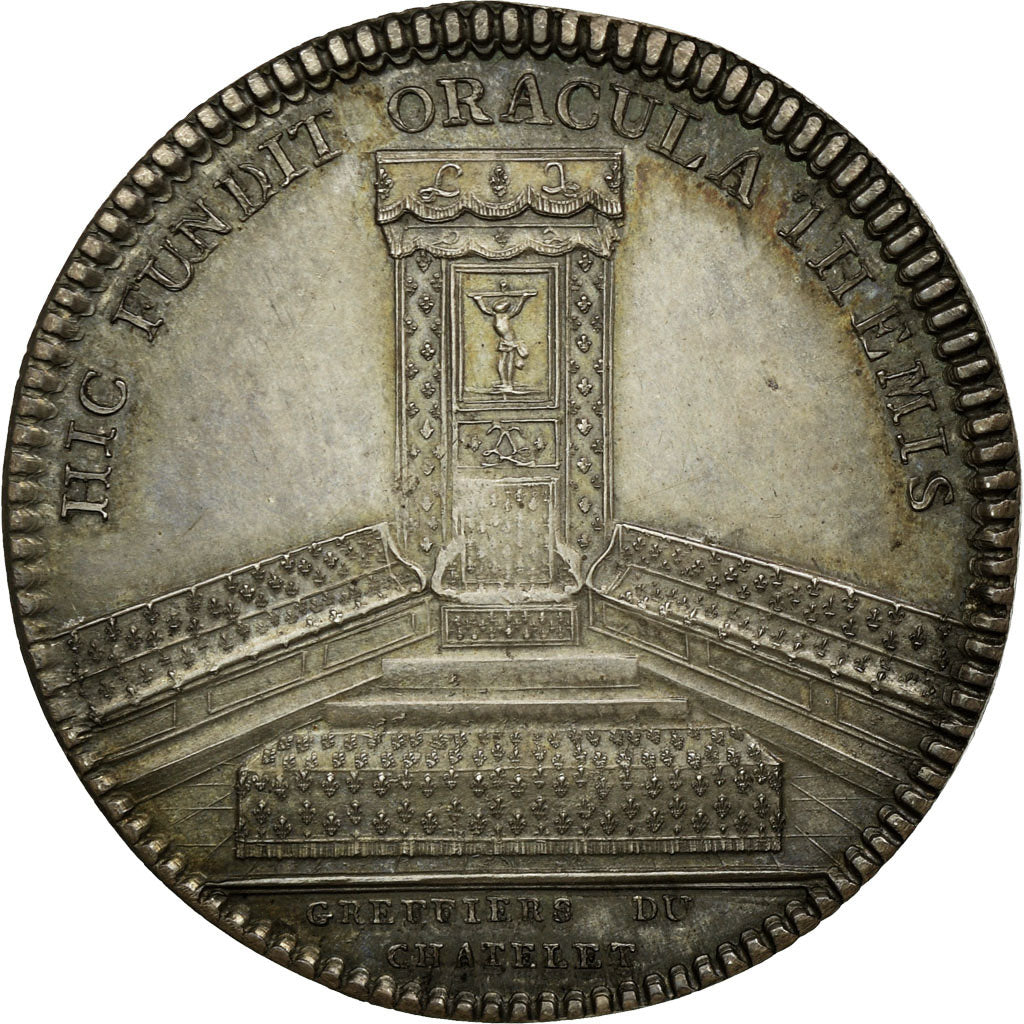 France, Token, Justice, Duvivier, AU(50-53), Silver, Feuardent:3241