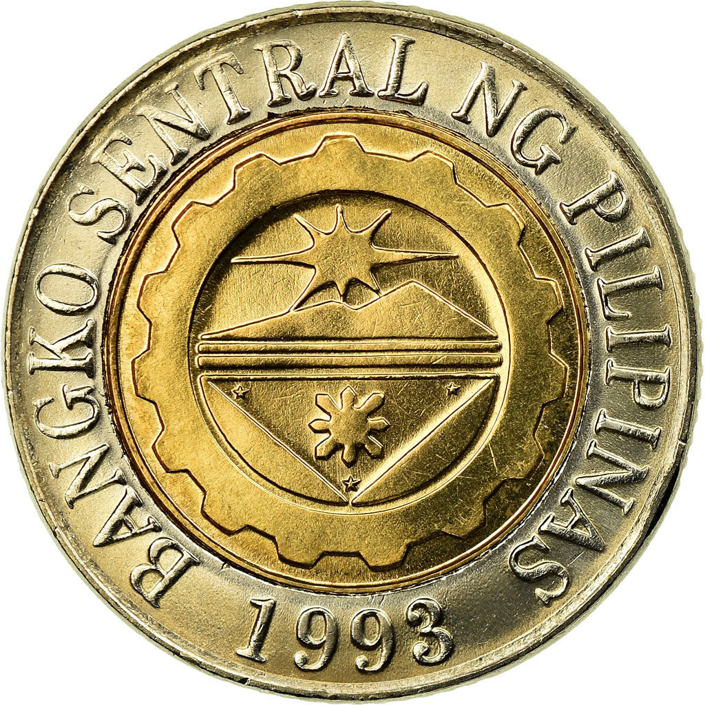 Coin, Philippines, 10 Piso, 2006, Manila, AU(55-58), Bi-Metallic, KM:278