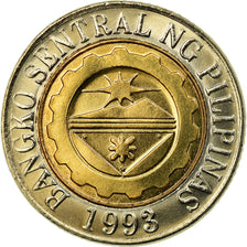 Coin, Philippines, 10 Piso, 2006, Manila, AU(55-58), Bi-Metallic, KM:278