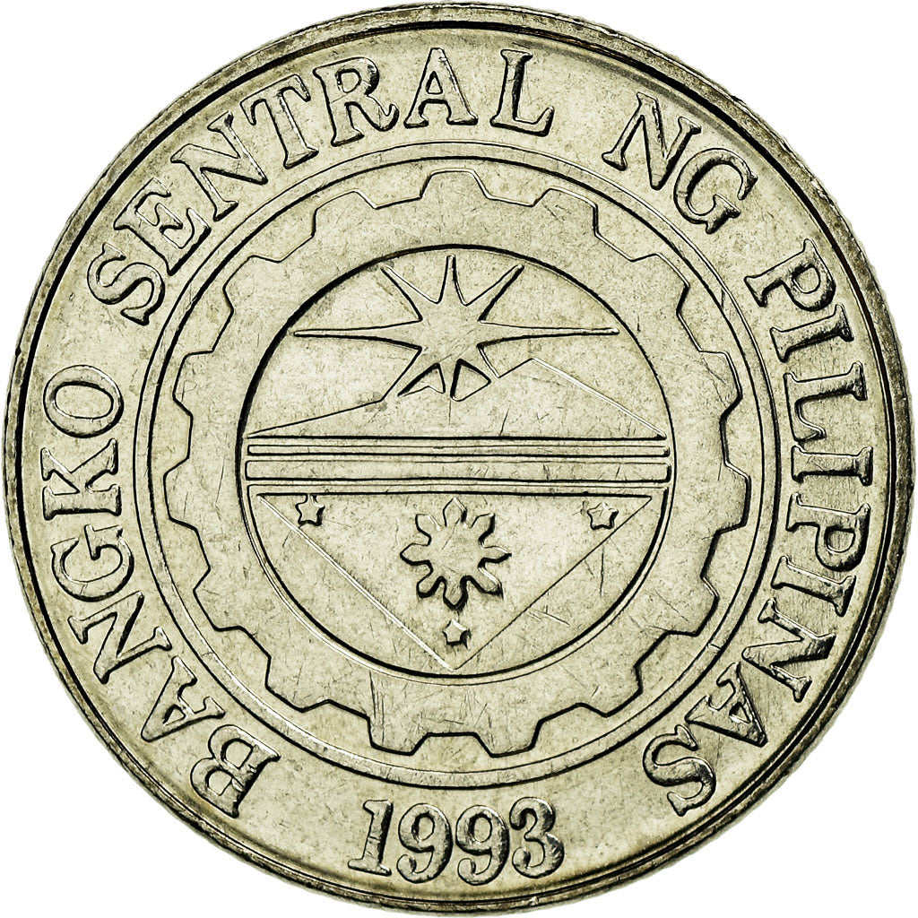 Coin, Philippines, Piso, 2003, AU(55-58), Copper-nickel, KM:269