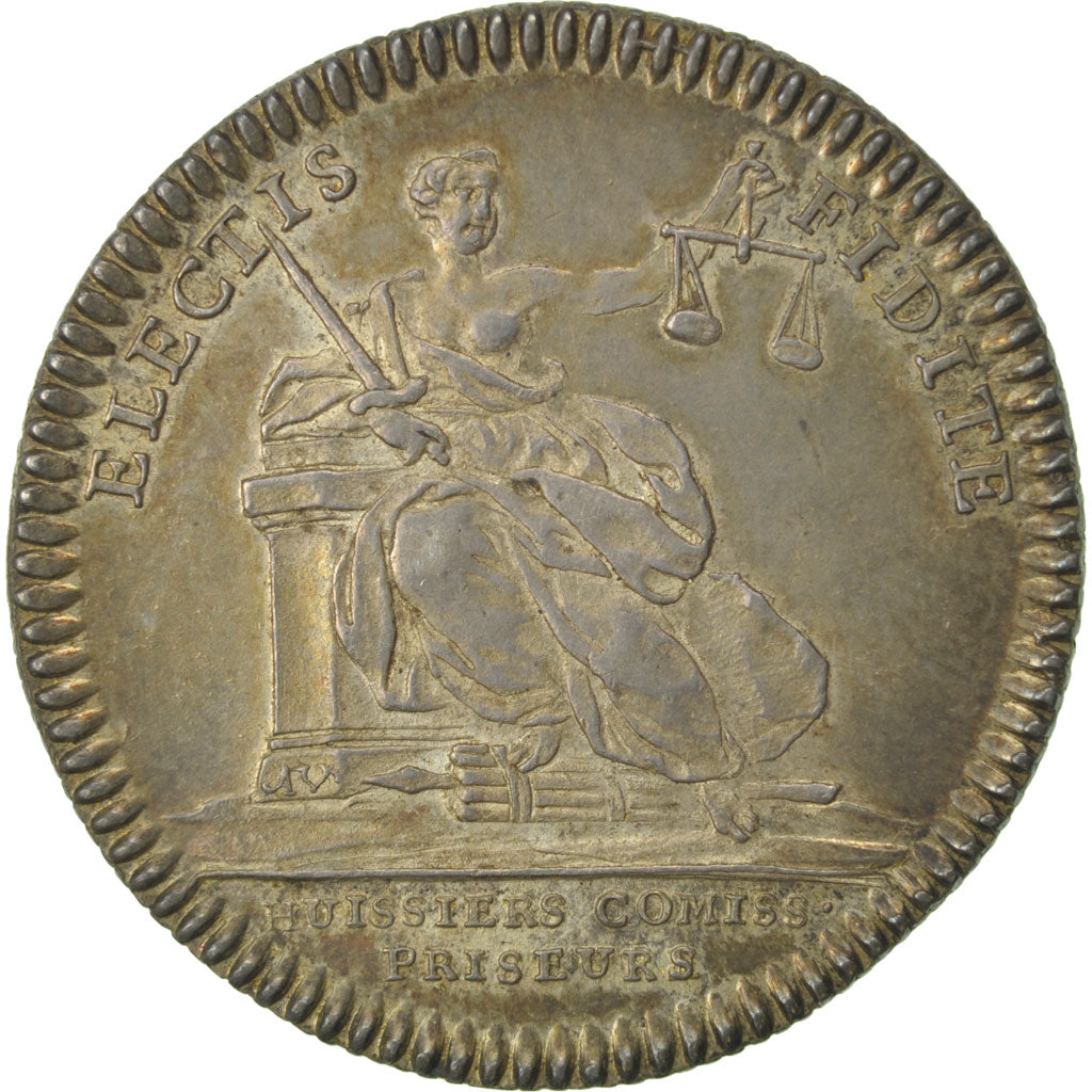 Louis XVI, huissiers et commissaires priseurs, Jeton