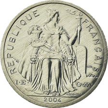 Coin, French Polynesia, 2 Francs, 2004, Paris, AU(55-58), Aluminum, KM:10