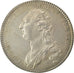 France, Justice, Token, 1766, AU(55-58), Silver, Feuardent #3236, 9.94