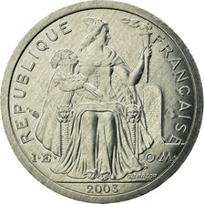 Coin, French Polynesia, Franc, 2003, Paris, AU(55-58), Aluminum, KM:11