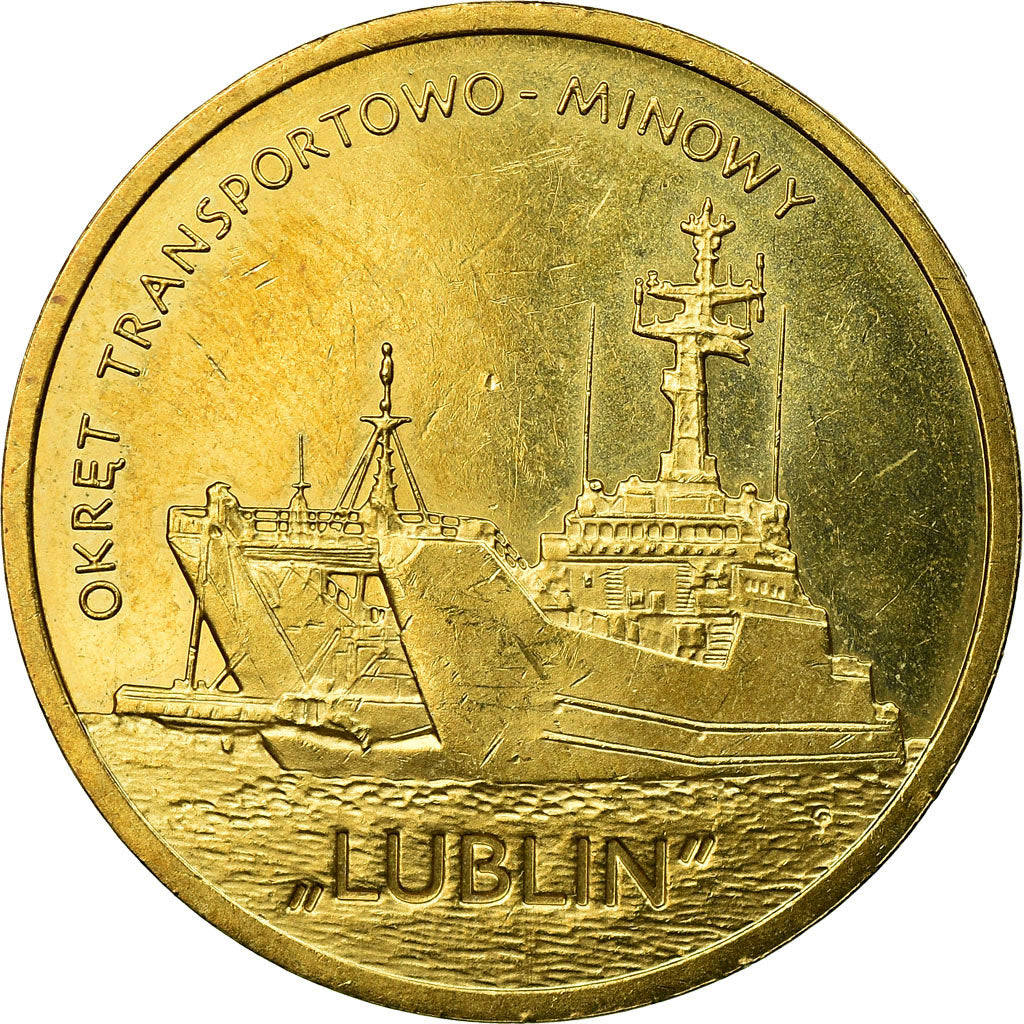 Monnaie, Pologne, Polish Ships - Lublin Class Minelayer - Landing Ship, 2