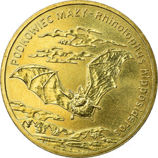 Coin, Poland, Bat, 2 Zlote, 2010, Warsaw, AU(55-58), Brass, KM:723