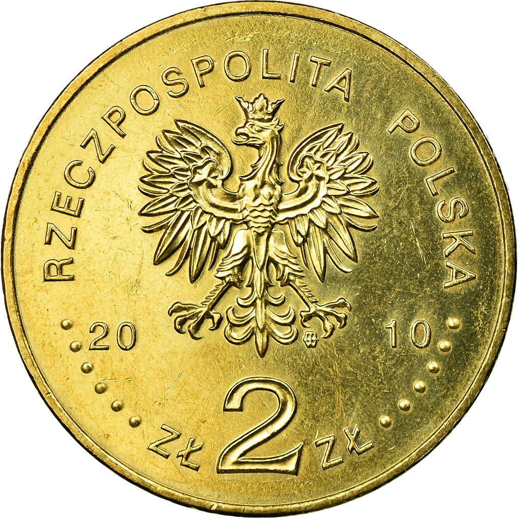 Coin, Poland, Polish Scouting Centennial, 2 Zlote, 2010, Warsaw, EF(40-45)