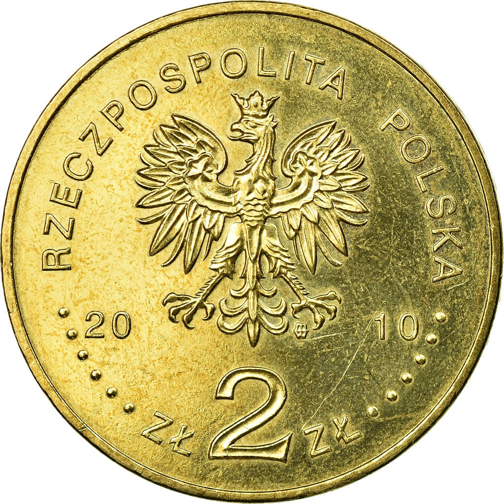 Moneda, Polonia, City of Kalwaria Zebrzydowska, 2 Zlote, 2010, Warsaw, MBC+