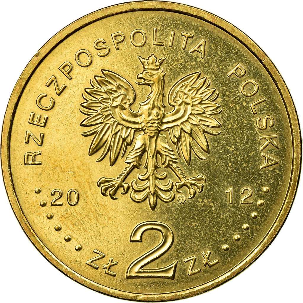 Coin, Poland, European Football Championships, 2 Zlote, 2012, Warsaw, AU(55-58)