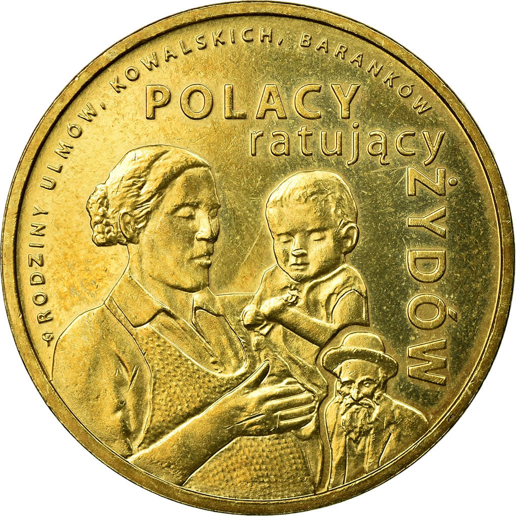 Monnaie, Pologne, Ulma, Baranek and Kowalski families, 2 Zlote, 2012, Warsaw