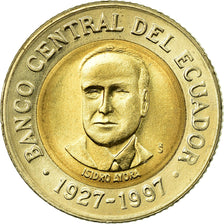 Coin, Ecuador, 500 Sucres, 1997, AU(55-58), Bi-Metallic, KM:102