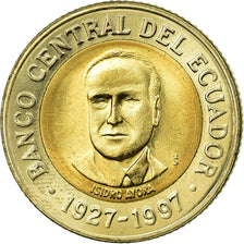 Coin, Ecuador, 500 Sucres, 1997, AU(55-58), Bi-Metallic, KM:102