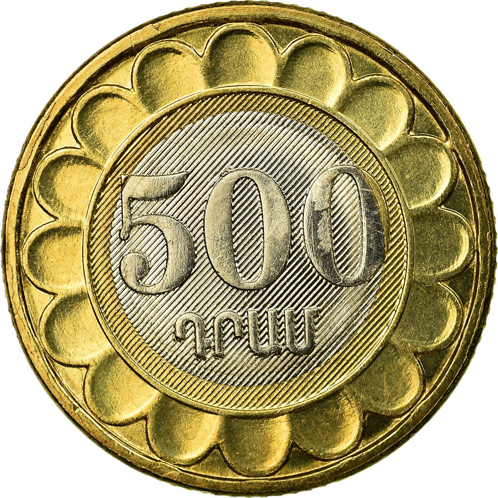 Coin, Armenia, 500 Dram, 2003, MS(63), Bi-Metallic, KM:97